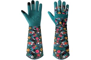 Trifabricy Gardening Gloves for Women, Breathable leather Garden Gloves with Grip, Thorn-Proof Puncture-Resistant Work Gloves