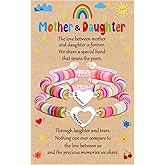 BOCHOI 2/3/4Pcs Mother Daughter/Son Bracelets Mom and Daughter/Son Gift Mommy and Me Matching Heart Dinosaur Bracelets Christmas Birthday Gifts