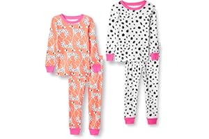 �鶹�� Essentials Unisex-Baby Long-Sleeve Tight-Fit 2-Piece Pajama Set Pajama Set