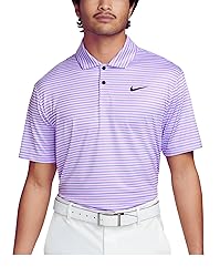 Nike Men's Dri-FIT Tour Golf Polo Lilac | Black
