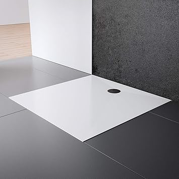 Schulte Ep214018 04 Duschwanne Schulte Plan Quadrat 90 X 90 Cm Mineralguss Alpinweiss Inkl Fusse Und Ablauf Fur Bodengleiche Montage Amazon De Baumarkt