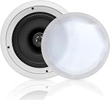 Pyle In Wall In Ceiling Speaker System 20cm Dual 4 Ohm 250W White
