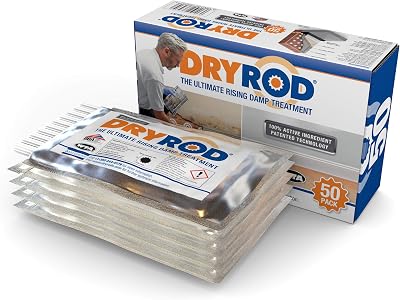 Dryrod Damp Proofing Rods 50 Pack BBA-Approved Rising Damp Treatment 6m