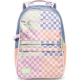 Simple Modern Ellis Backpack for School | Medium 20L Elementary Middle and High School Bookbag for Kids and Teens | Girls and Boys | Hopscotch Checkmate