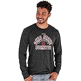 Blue 84 NCAA Mens Long Sleeve T Shirt Tri-Blend