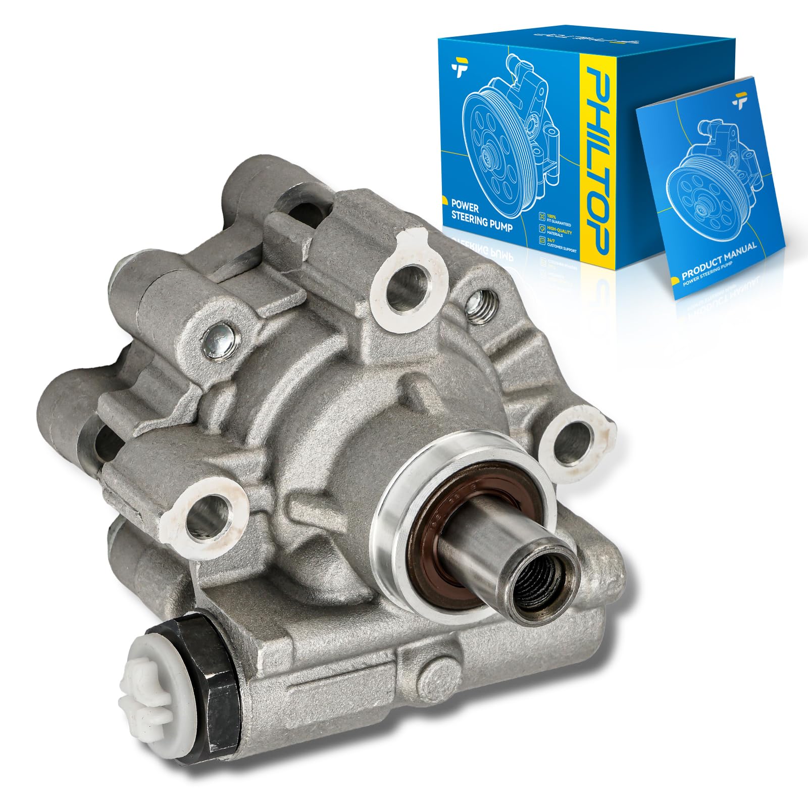 PHILTOP 203022 Power Steering Pump, Fit for 2010-2015 Camaro 3.6L, Replace OE 20-3022, 920-0141, 13505832, 13576570, 92229663, 92237565, 203022, 9200141