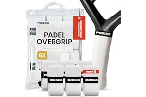 Palbea Padel Racket Grip Tape - Packs of 3/6/12/22/60. Padel Tennis Racket Grip Tape - Padel Tennis Grips Overgrip for Sweat Absorption & Non-Slip. Also Suitable as Tennis Racquet Grip Wrap Tape.