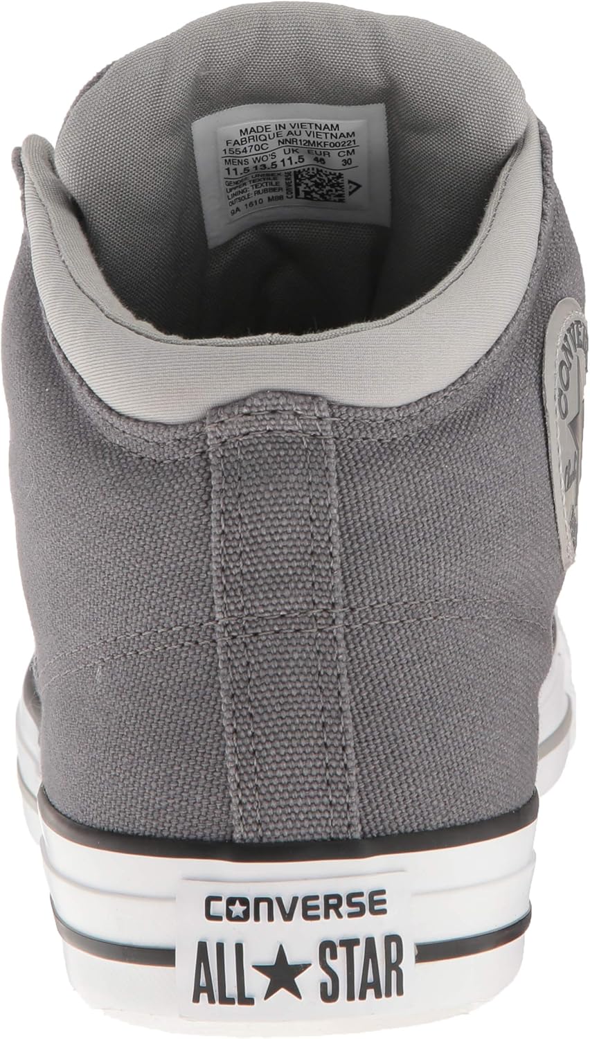 men's street tonal canvas high top sneaker