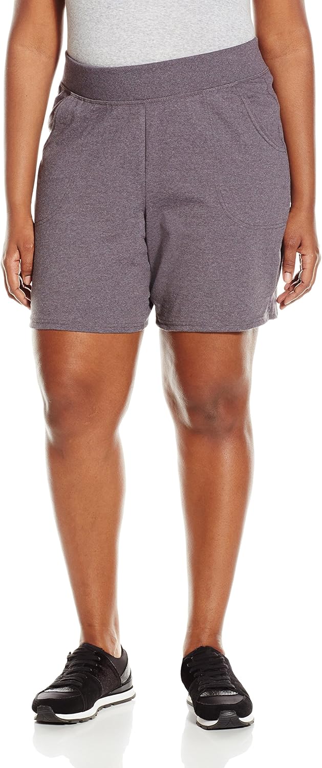 Just My Size Women's Plus Cotton Jersey Pull-On Shorts at  Women’s Clothing store