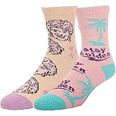 Bioworld Golden Girls Stay Golden Womens Chenille Cozy Crew Socks