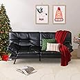 Hcore Memory Foam Sofa Bed, Convertible Futon Couch Sofabed, Light Black