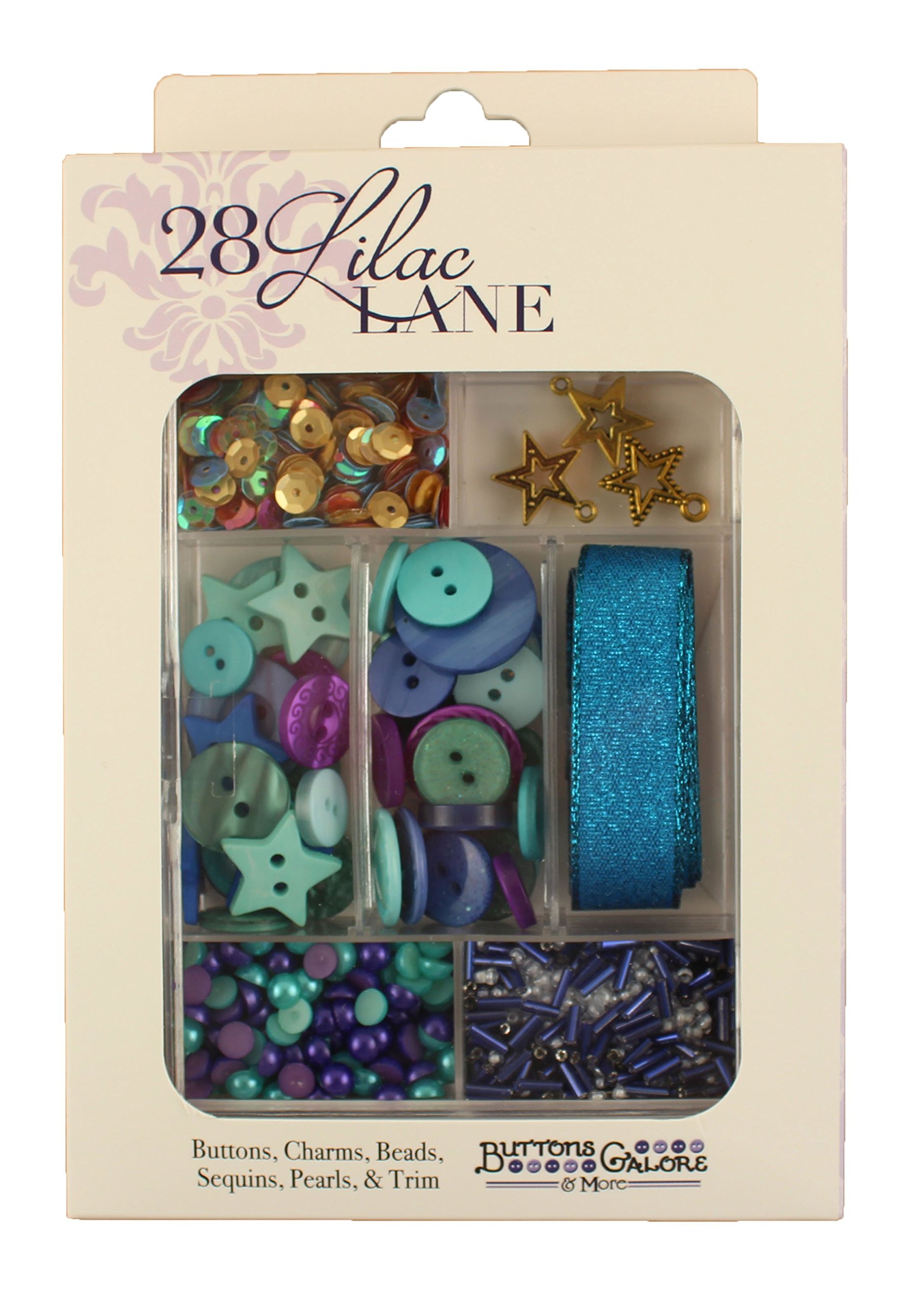 Buttons Galore Party On Craft Embellishment Kit, Multicolor, 12x2.5x18 cm