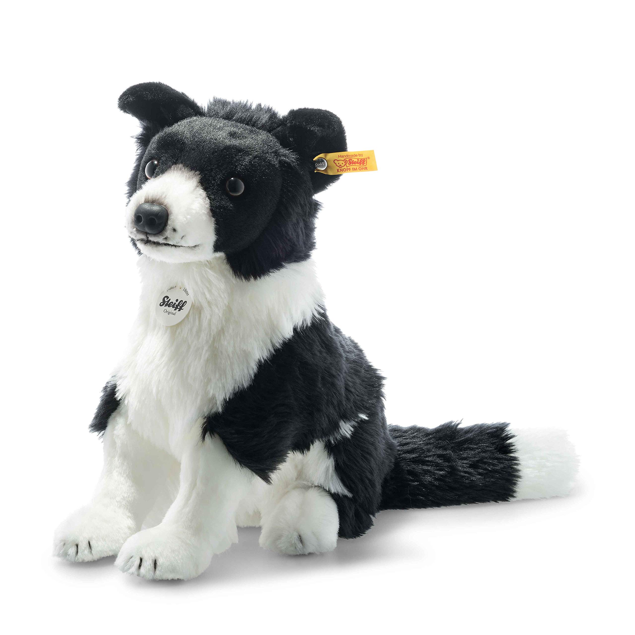 Steiff 122163 Jaycee Border Collie, black/white, Meteorite