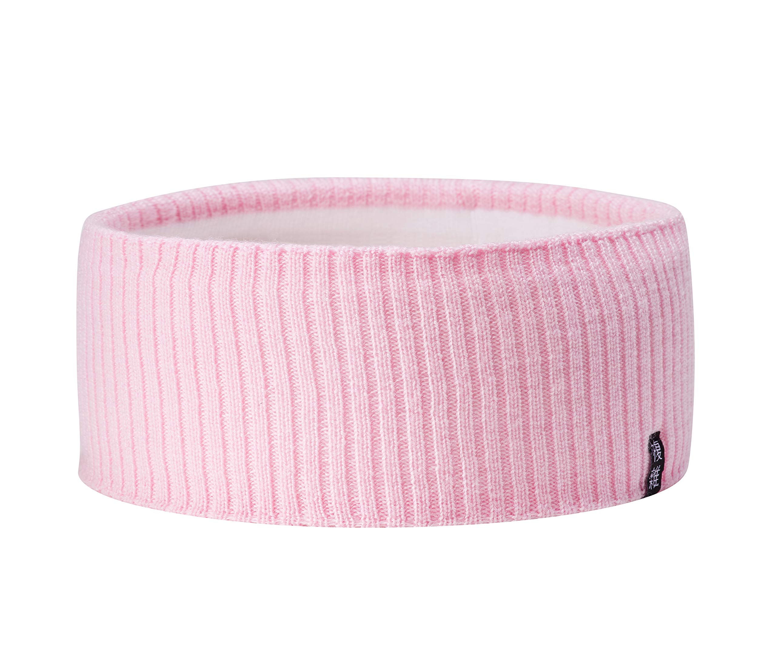 Enter the Complex® Headband for Men and Women 100% Merino Wool Winter Headband Soft and Stylish Unisex Pink