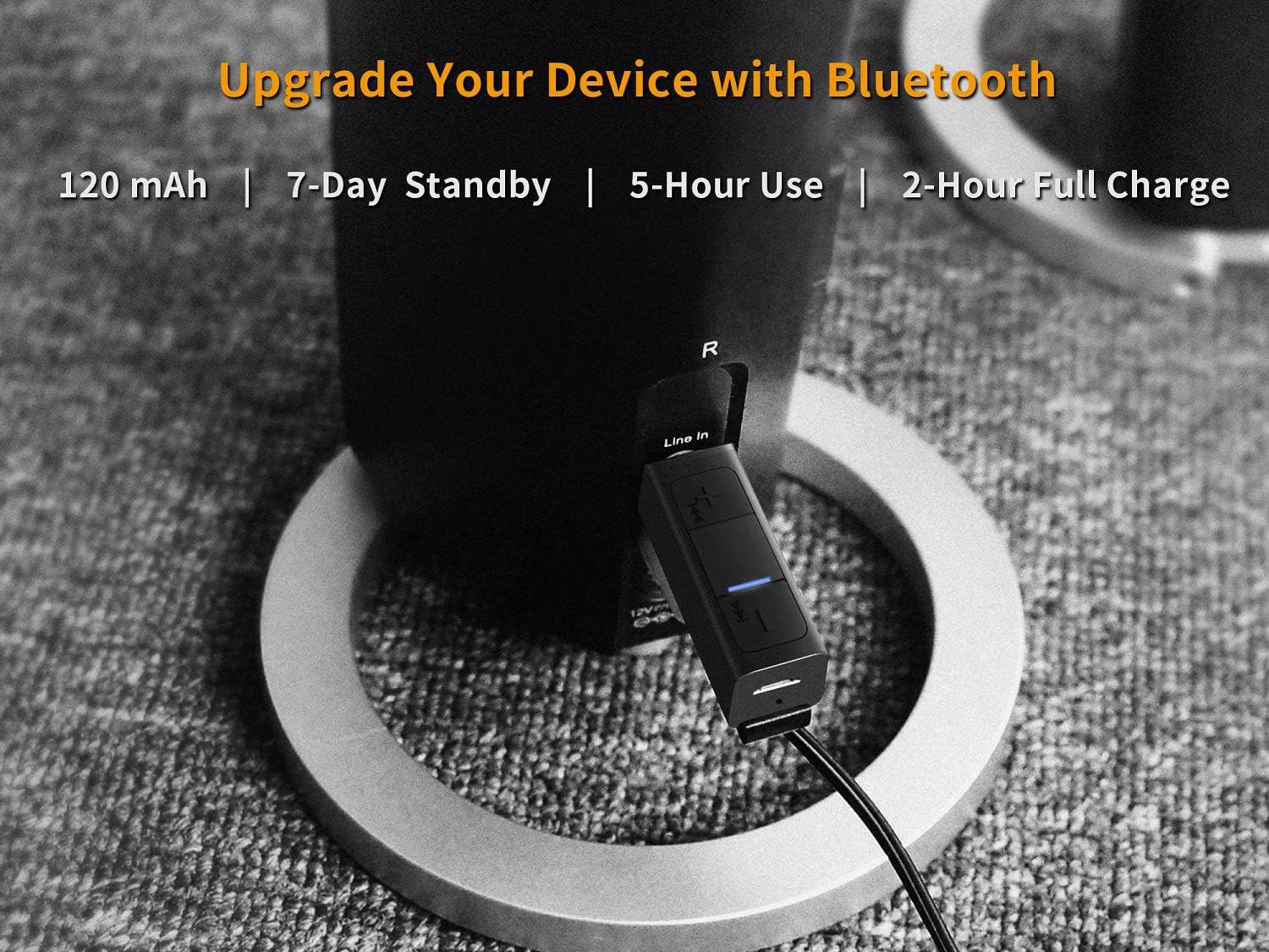 Bluetooth Receiver,TekHome Aux Bluetooth Adapter for Car, Mini Small Bluetooth Receiver for Home Stereo Speaker,Useful Gifts for Men Dad Boyfriend Husband.: Electronics