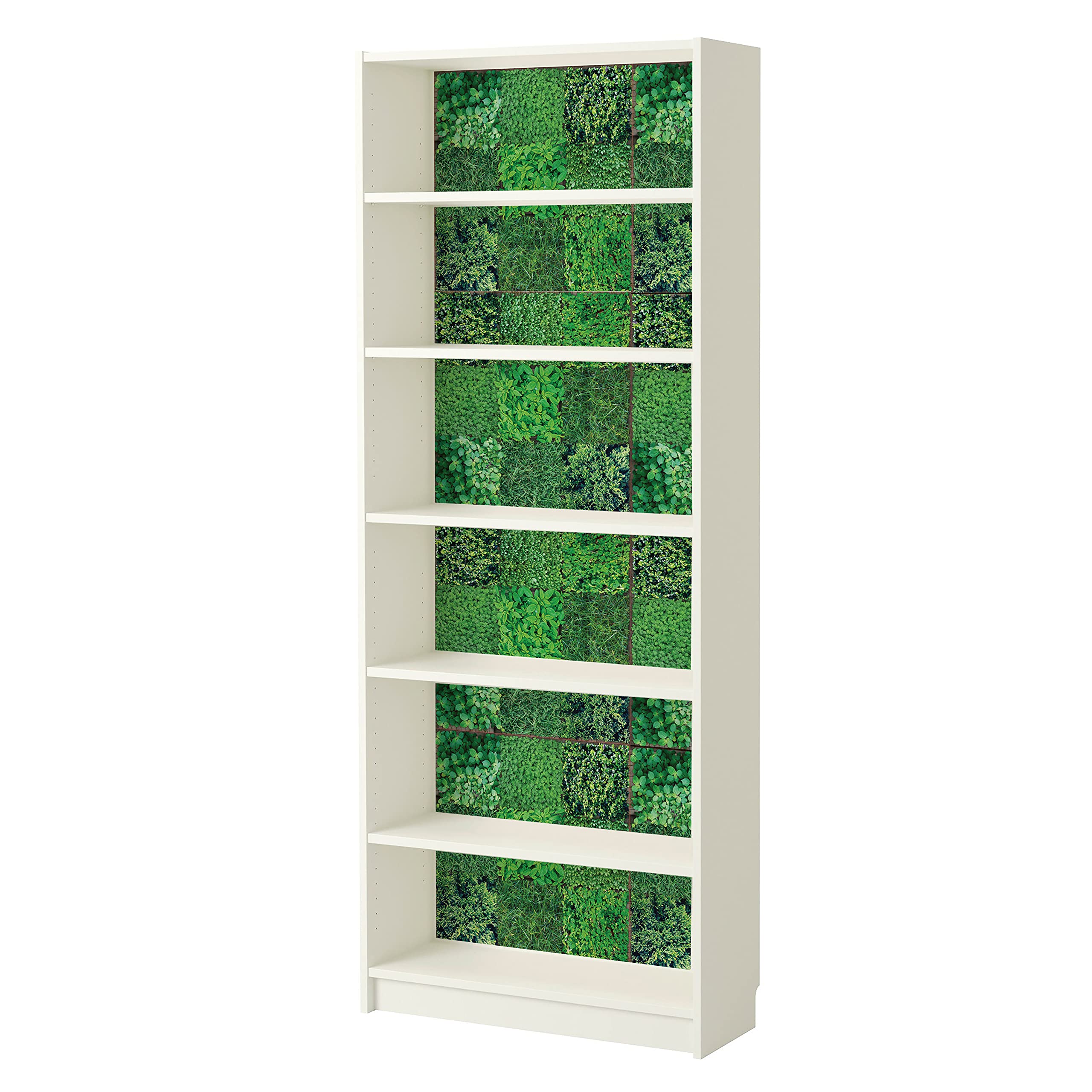 WALPLUS Green Wall Stickers, Vinyl, Multi-Colour, 7.6 x 63.5 x 3 cm