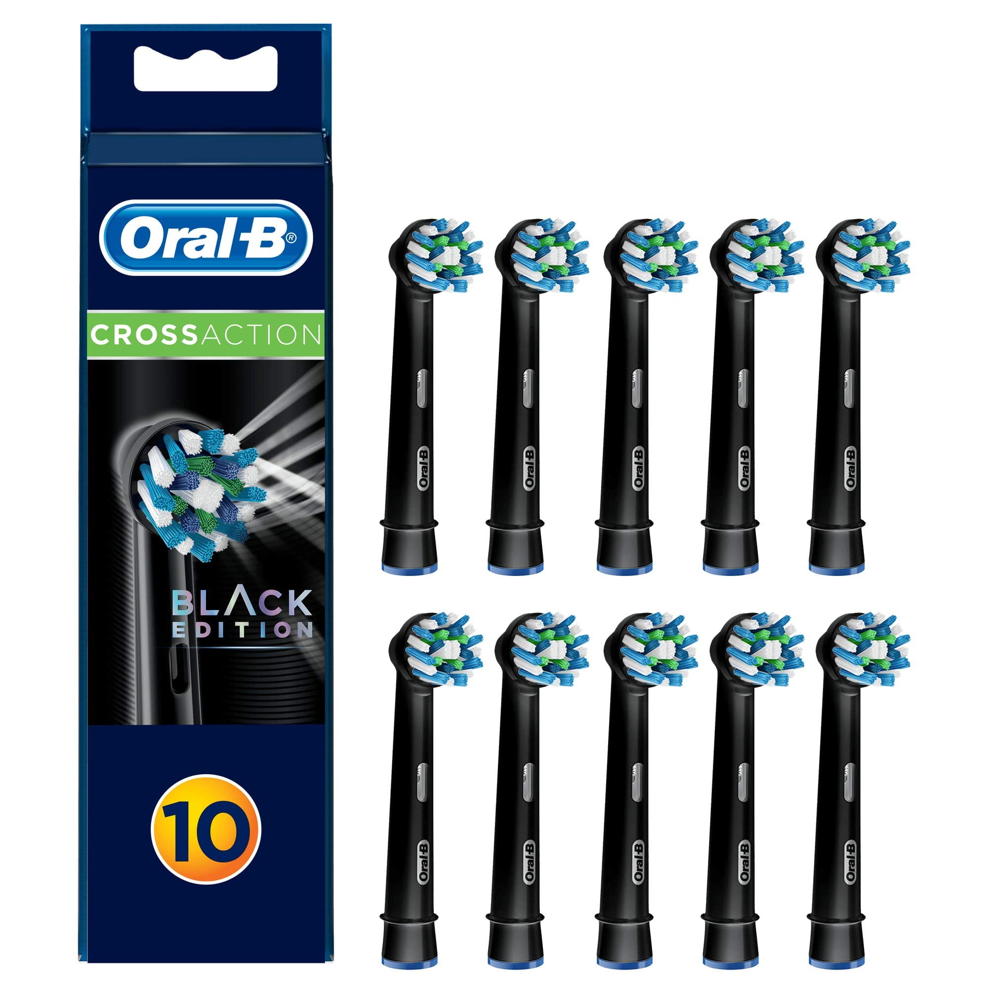 Oral-B CrossAction Toothbrush Heads - 16 Degree Bristles for Superior Cleaning