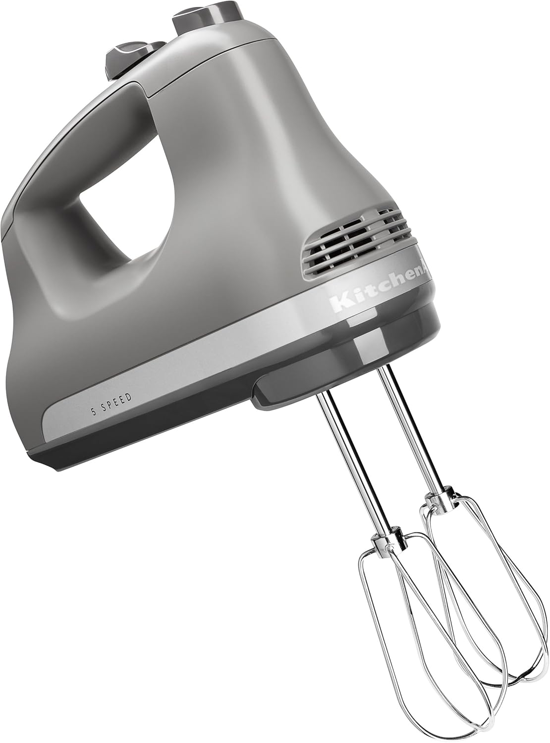 KitchenAid KHM512FG 5 Speed Hand Mixer, Matte Gray