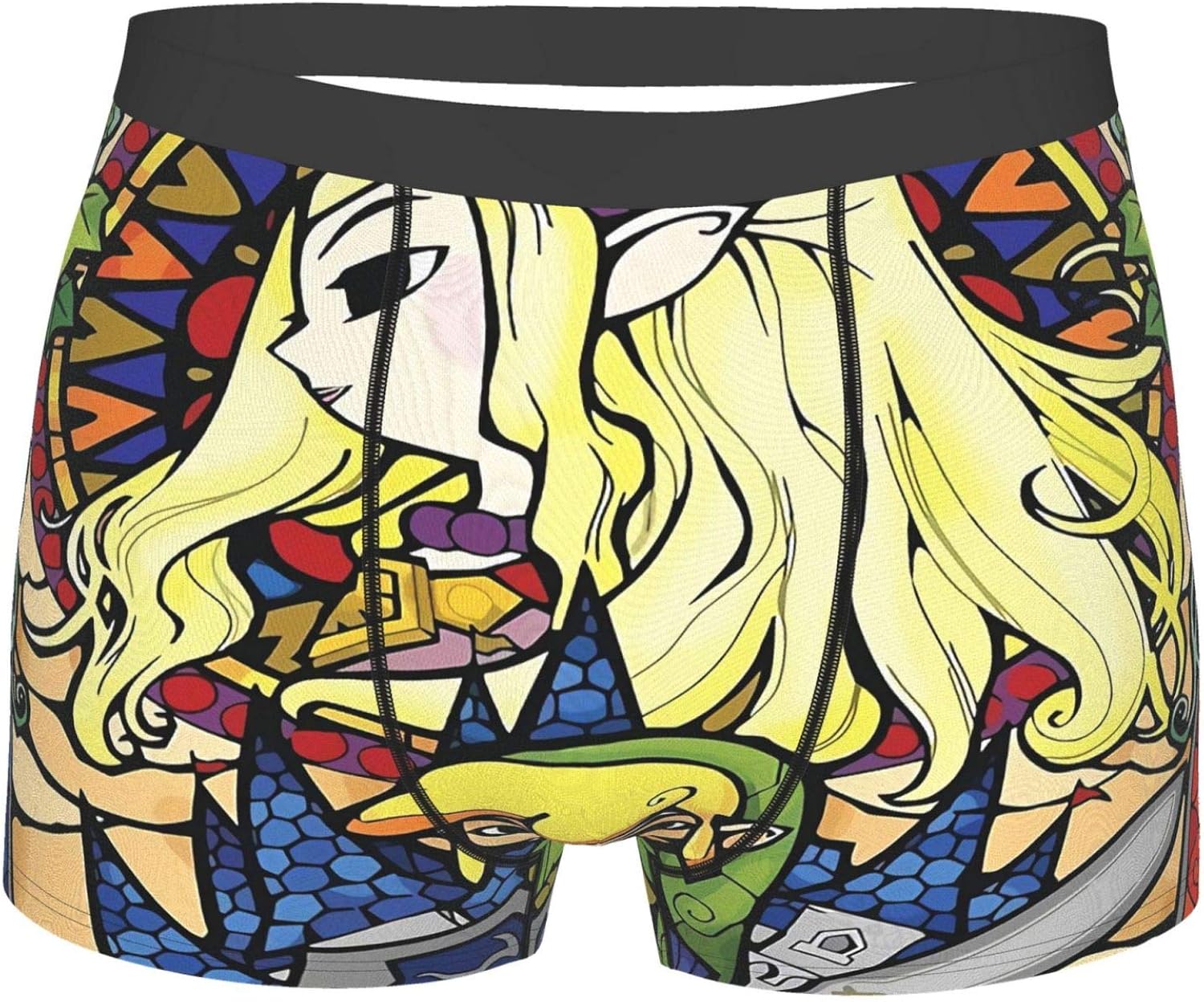 Premium Men'S Underwear Underwear Zelda & Link Men'S Wide Band Boxer