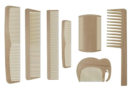 Buy Fully Plastic Floral Printed Comb Set For Home And Travel Use