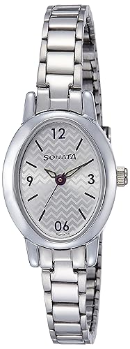 Analog Off-White Dial Women's Watch -NK8100SM03