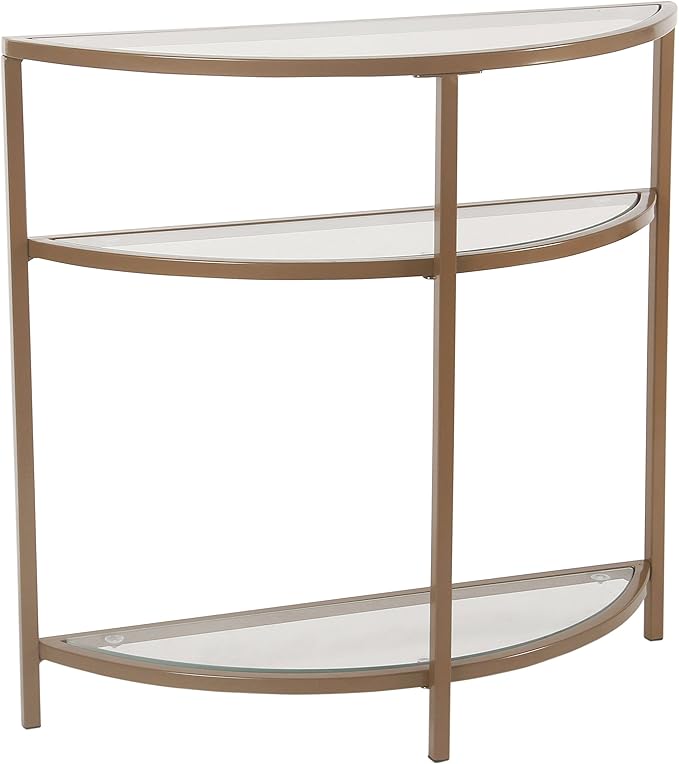 Spatial Order HalfMoon Modern Metal Accent Table, Gold Amazon.ca Home & Kitchen