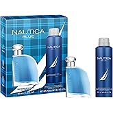 Nautica Blue Giftset 1.6 fl oz EDT + 6 oz Deodorizing Body Spray, Notes of Basil, Jasmine, and Cedarwood, Men's Fragrance, Long Lasting, Everyday Fragrance