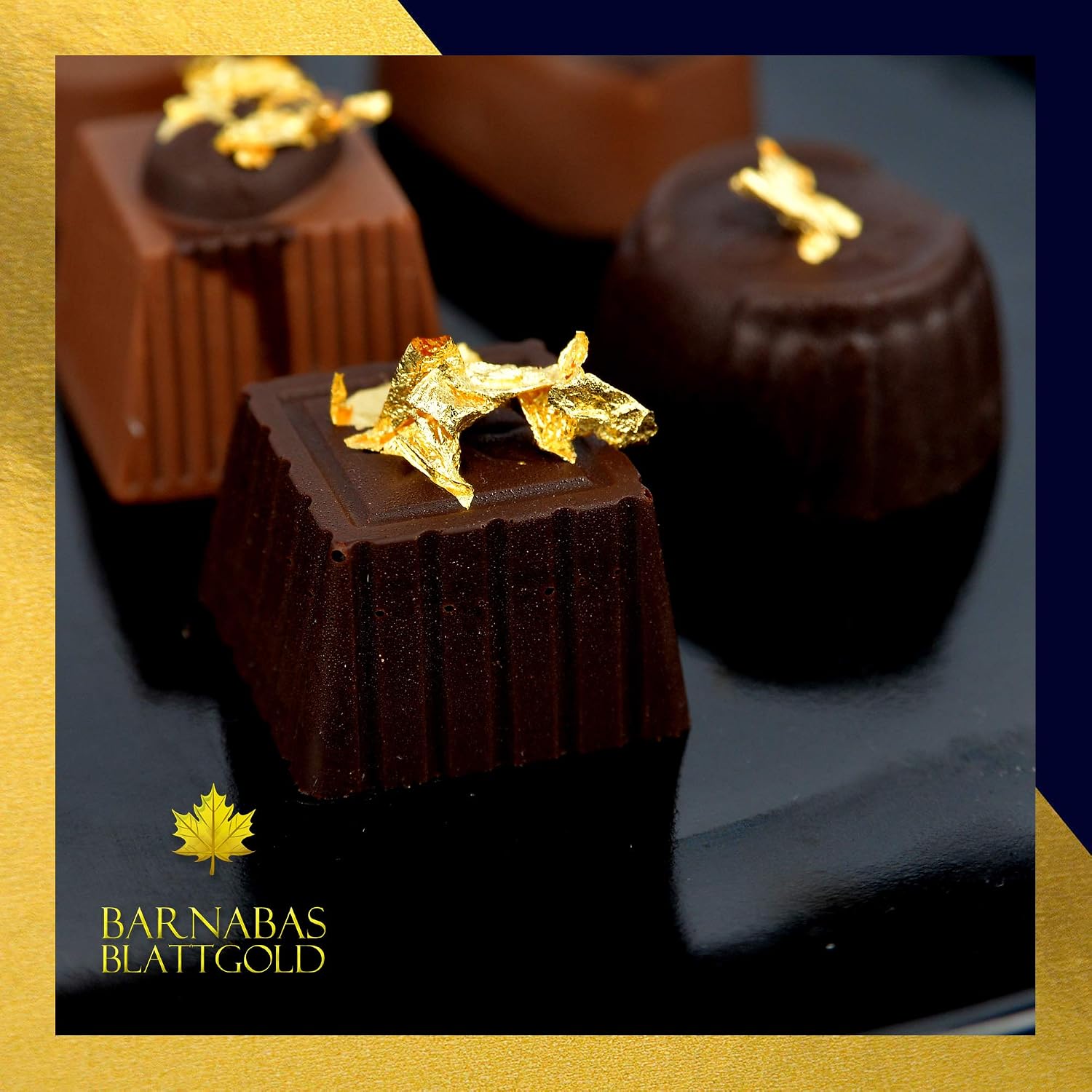 Barnabas Blattgold Edible Gold Leaf 24K - Cake Decorations, Loose Gold Leaf Sheets for Cupcakes - 1.5 inches, Interleaf of 12 - Image 4