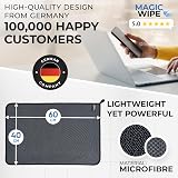 MAGIC WIPE Bathroom Drying Cloth XXL Microfiber 40x60 cm Black 2 pack view 7