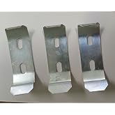 Vertical Blind Ceiling Mount Bracket Clip 3 Pack for 1 7/8 Inch Headrails