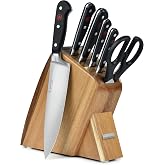 Wusthof Classic 7 Piece Slim Knife Set with Acacia Block
