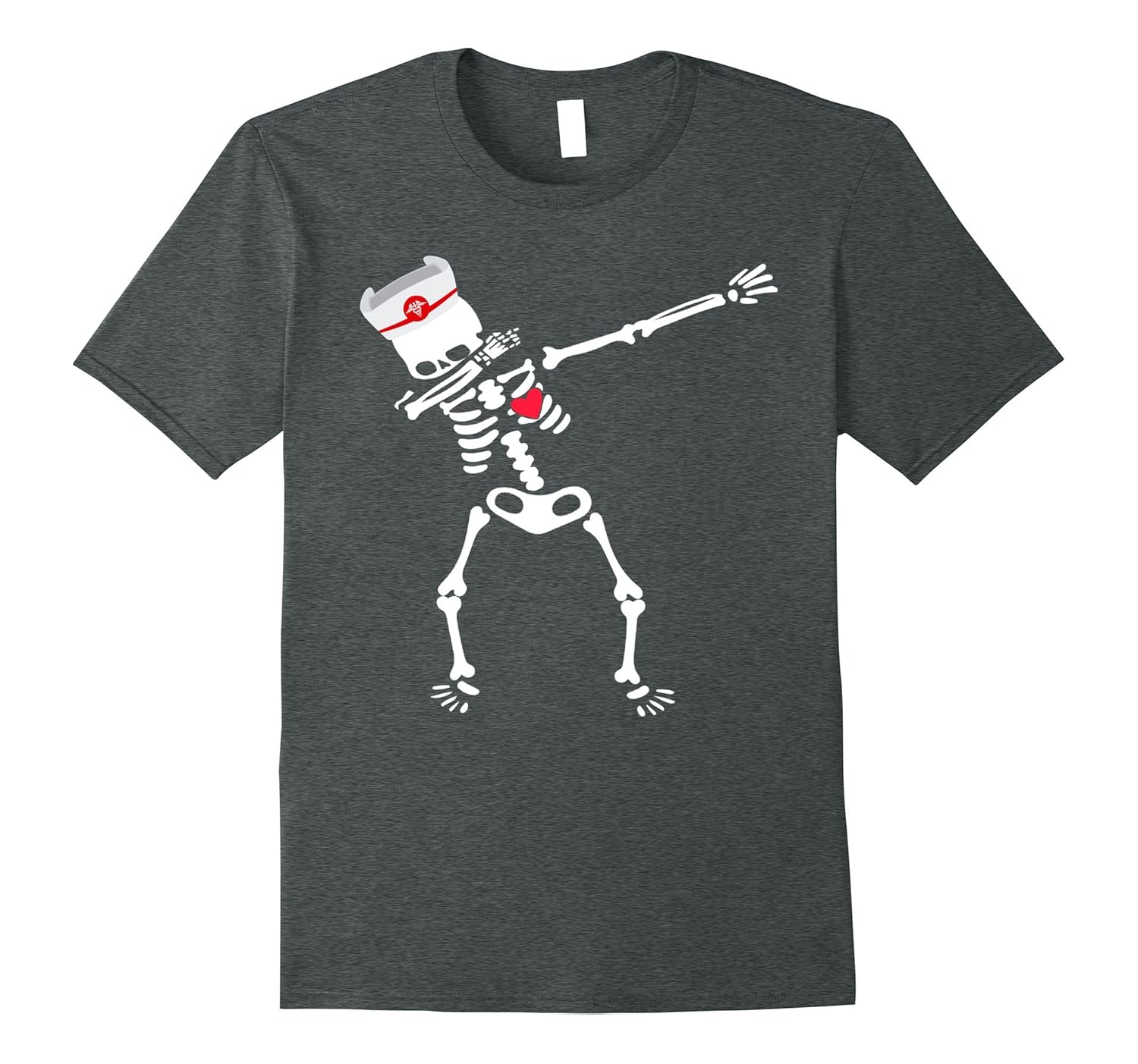 Dabbing skeleton Nurse Funny Halloween T-shirt- TPT