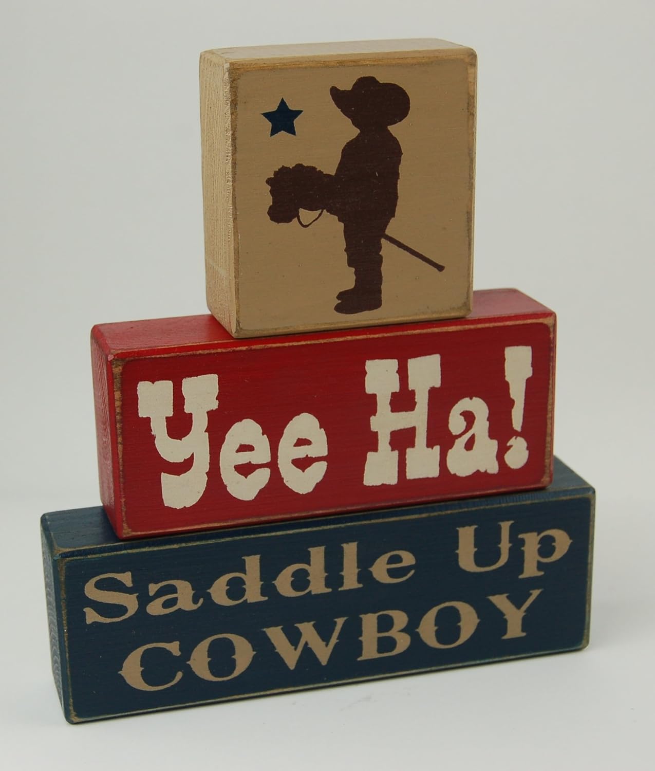Amazon Com Yee Ha Saddle Up Cowboy Primitive Country Wood
