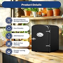 YSSOA 9 Cans Compact Mini Fridge, Warmer and Cooler