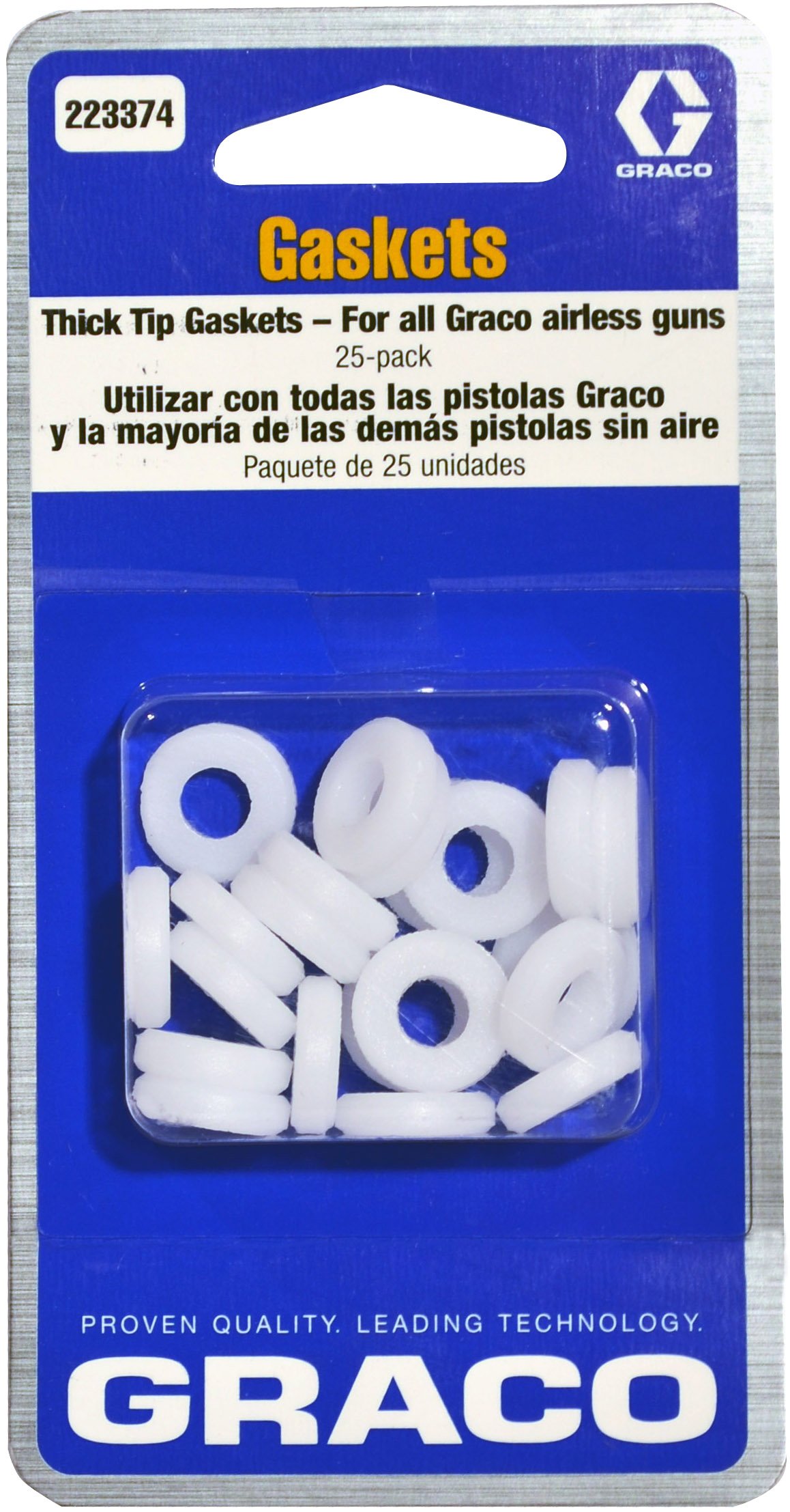 Graco 223374 Contractor Flat-Tip Gasket, 25-Pack