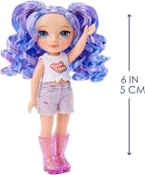 Rainbow High Amethyst Willow Littles Doll 14 cm Purple with Pet Dog view 3