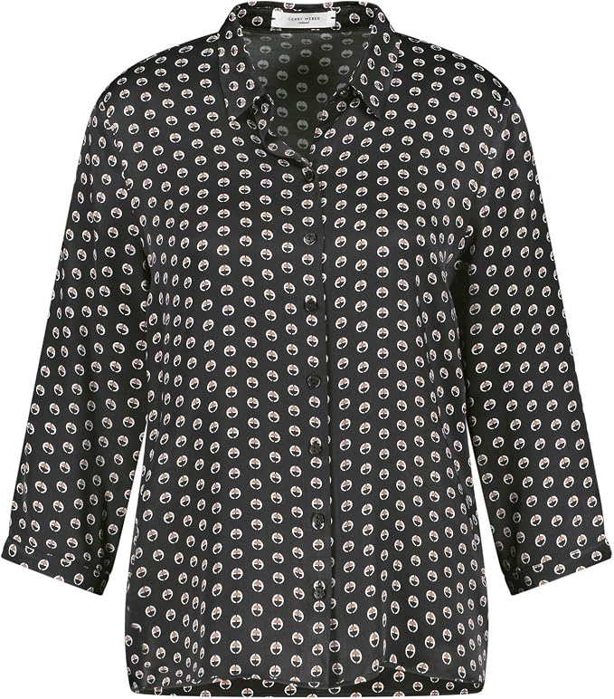 Gerry Weber Damen Bluse – Klassischer 1/1 Arm-Schnitt Für Einen Lässig-eleganten Look