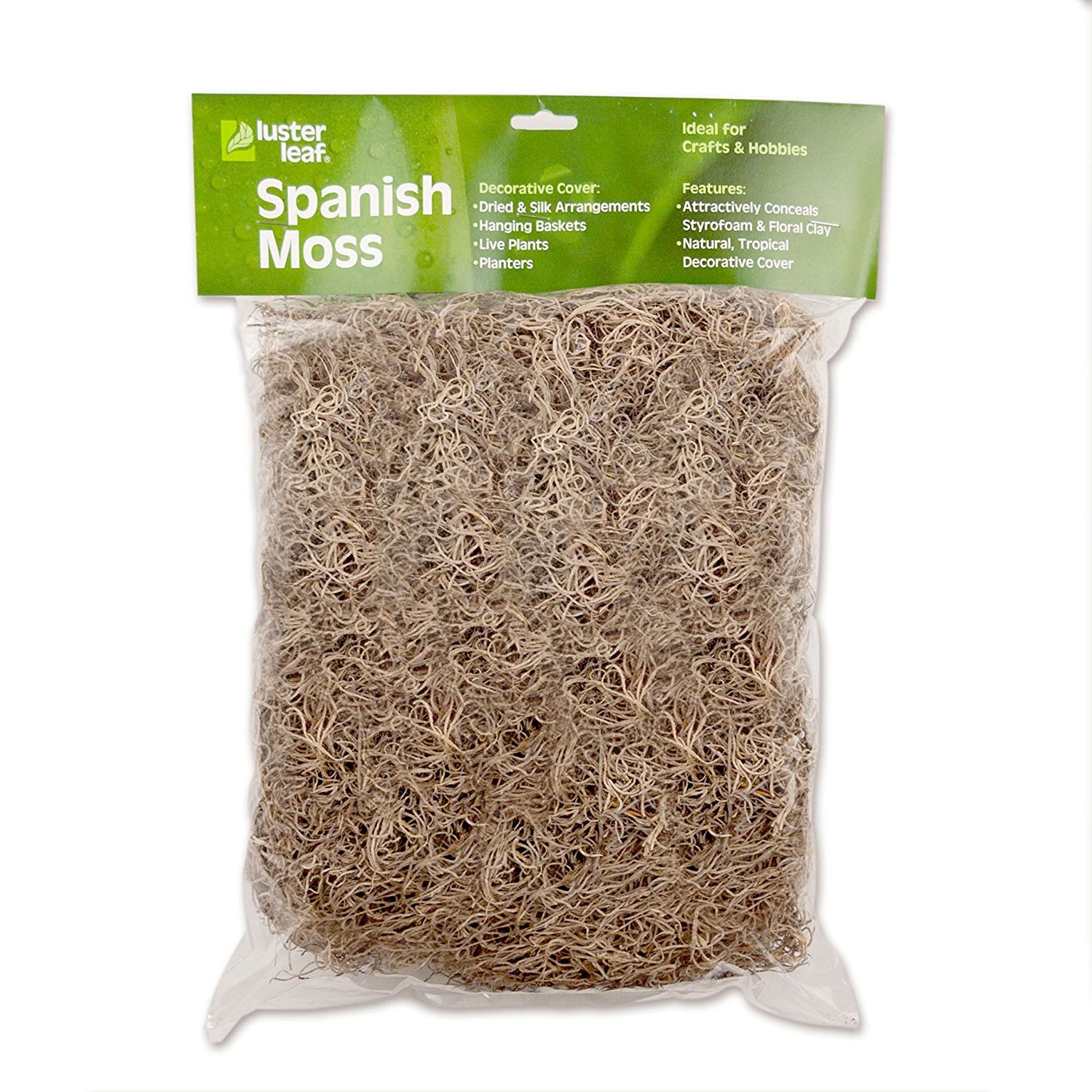 Luster Leaf Spanish Moss - 350 Cubic Inches 1220 2 Pack