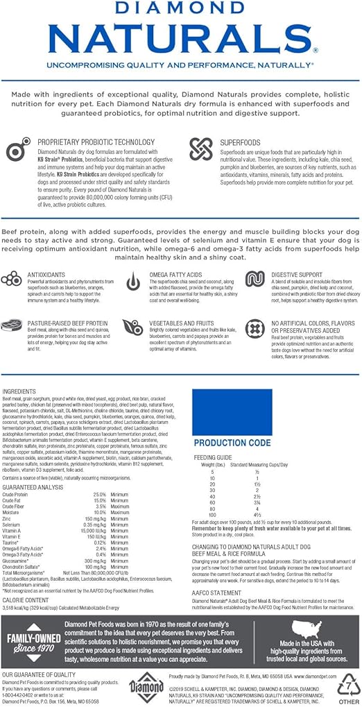 diamond naturals beef