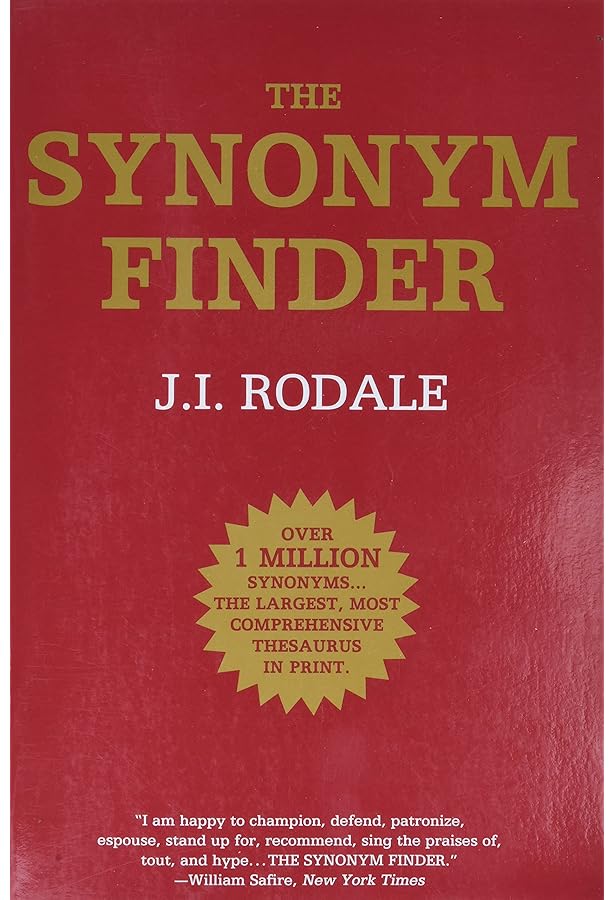 The Synonym Finder J I Rodale Amazon Com Books The Synonym Finder J I Rodale Amazon Com Books