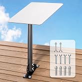 Starlink V5 Roof Mount, Adjustable 180&deg; Tilt Heavy Duty Wall Mount for Home | Adjustable Star-link Gen 5 Mount for optimal signal. 16" Pole Mount Aluminum alloy, corrosion-resistant.