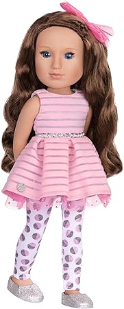 Amazon Battat グリッターガール ブルーベル 14インチ ファッションドール 3歳以上 人形 服 アクセサリー 子供のおもちゃ 人形 ドール おもちゃ
