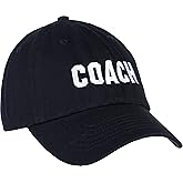 Coach | Coaching Baseball Hat - Royal Blue, Red, Green, Navy, Black Men Women Cap