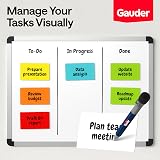 GAUDER Magnetic Labels Writable 90 Pcs 75x25 mm Reusable Magnetic Tags view 4