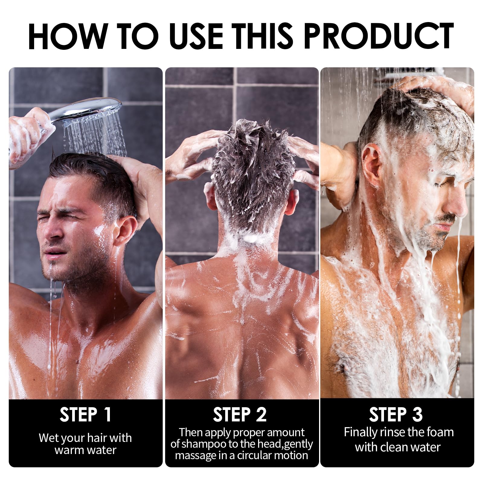 Root activator Shampoo, Gray Hair Regrowth Conditioner Mane Strengthening Activation Shampoo (200ml)