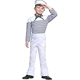Boy's Vintage Sailor Costume - Shirt, Pants, Hat, and Scarf
