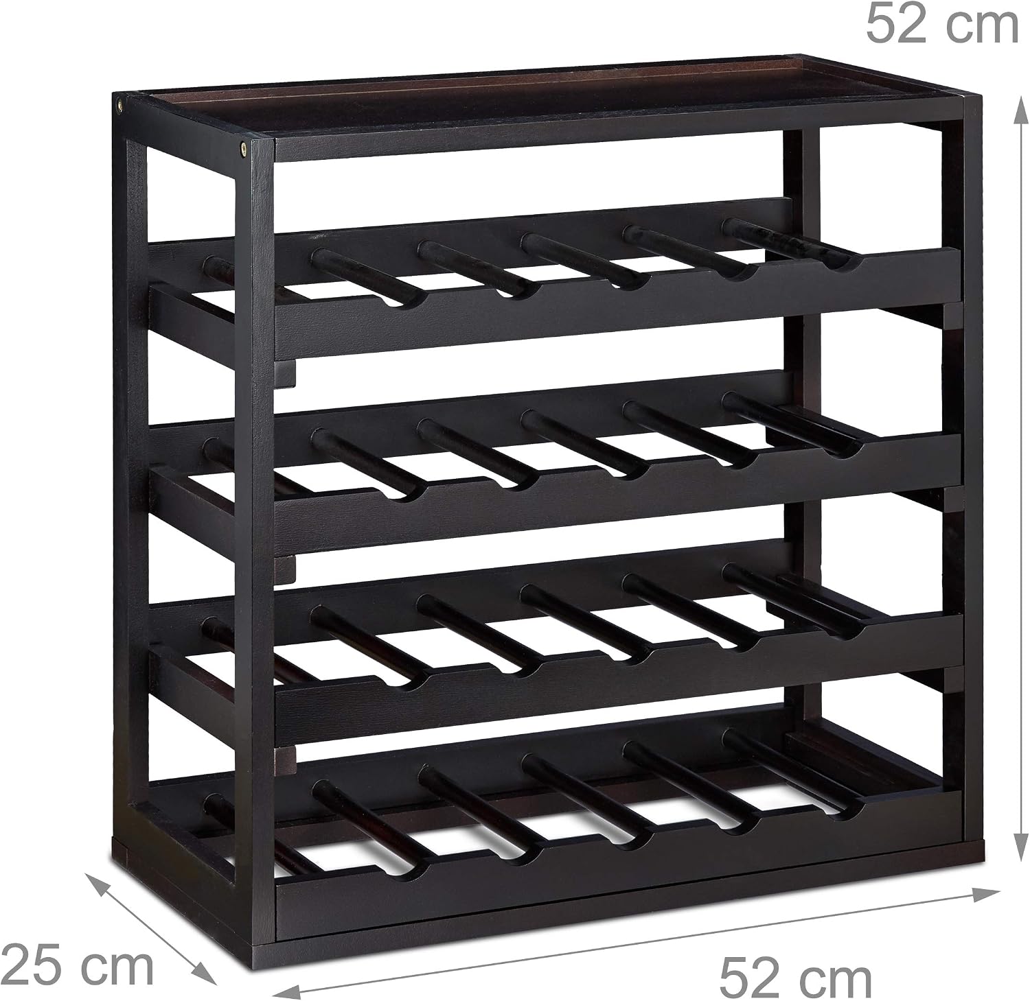 Relaxdays Wine Rack made of Wood - Image 5