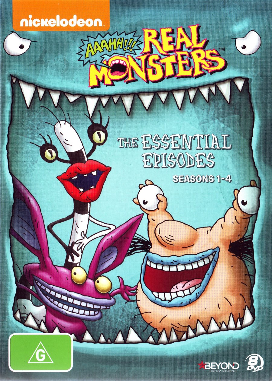 Amazon Com ahh Real Monsters Seasons 1 4 8 Dvd Box Set ah Real Monsters The Essential Episodes Non Usa Format Pal Reg 4 Import Australia James Belushi Charles Adler