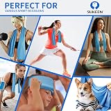 Sukeen Cooling Towel 4 Pack 40x12 Neck Sweat Cooling Sports view 7
