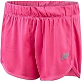 New Balance Girls Athletic Shorts - Active Performance Mesh Running Shorts - Dolphin Gym Shorts for Girls (Sizes: 7-16)